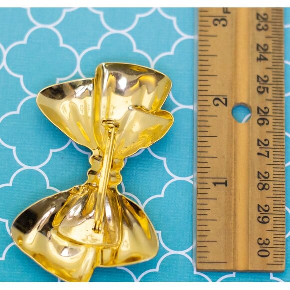 Vintage Adorable Bow Brooch - R30 - Picture 2 of 2